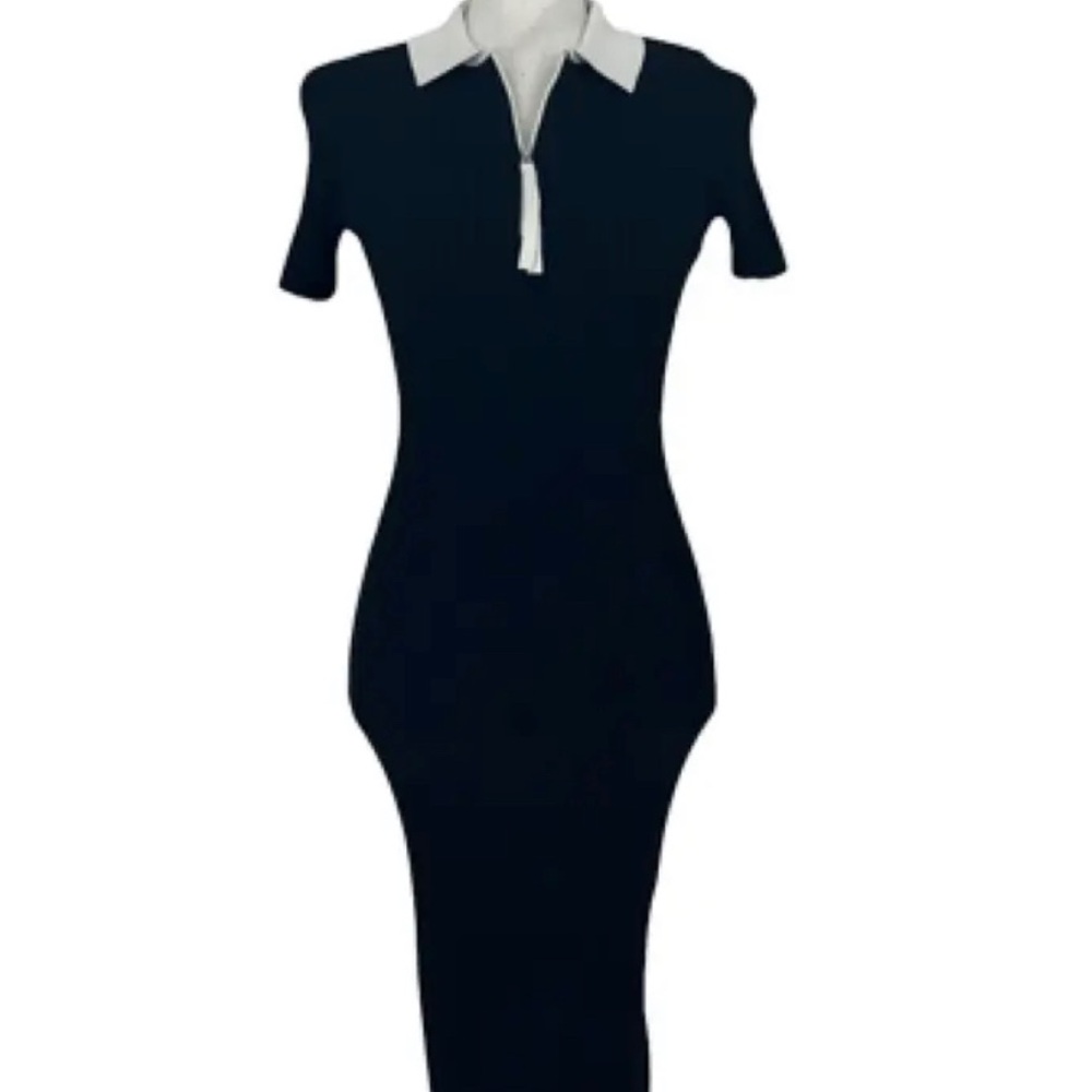 Rag & Bone / NEW WITH TAGS / black dress / white collar / Size M / Dress